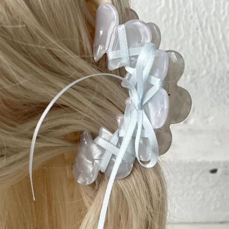Ballet Ribbon Claw Clip