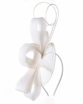 Cream Loop Knot Hairband Fascinator
