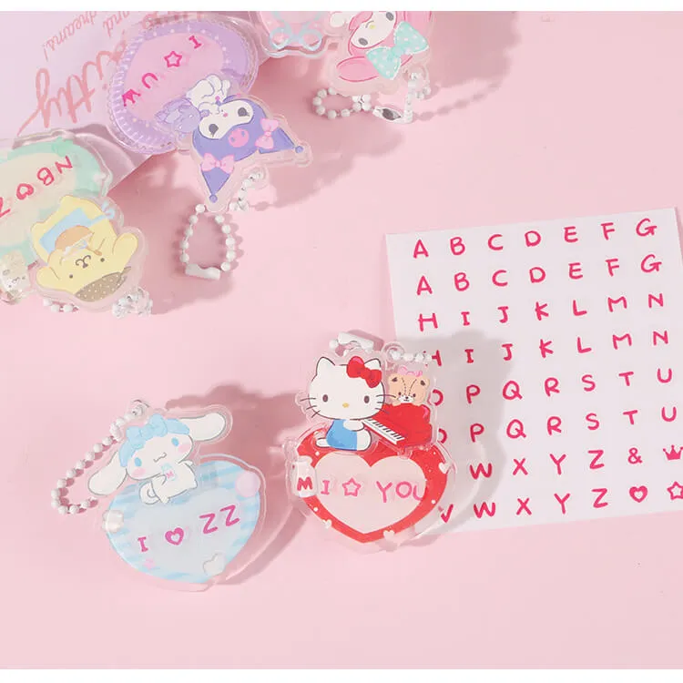 Fun Sanrio DIY Sticker Clip Pendant