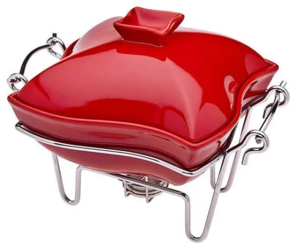 Godinger “Siena” Red Pagoda Warmer