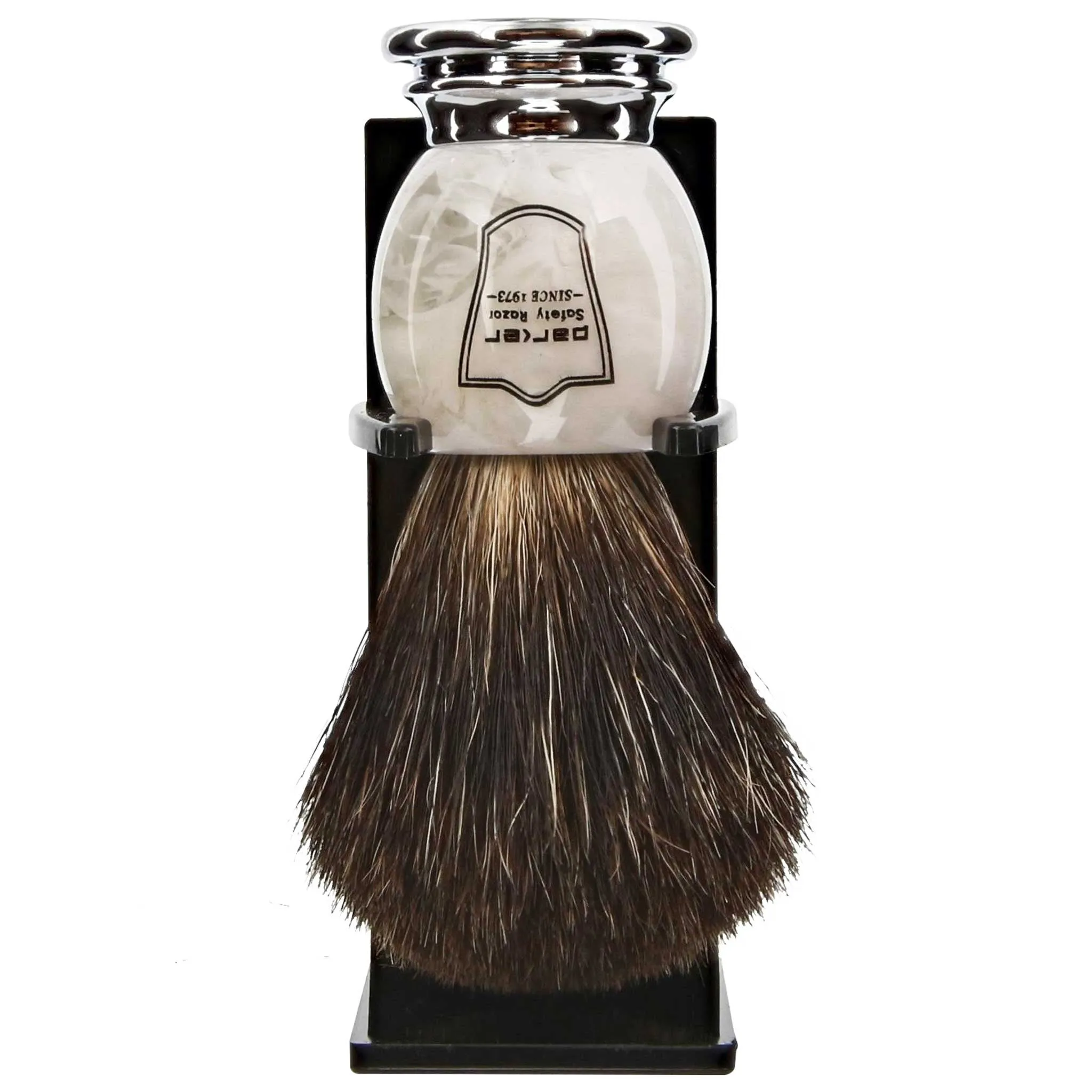 Parker Ivory Handle Shave Brush