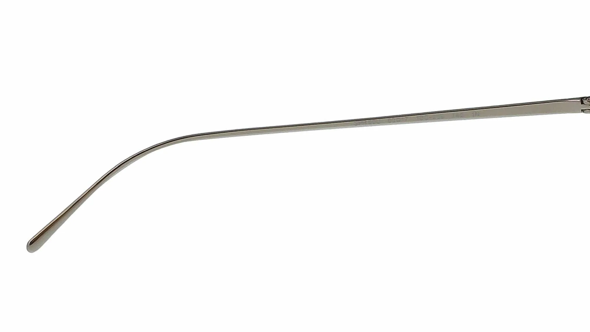 Prada 0PR 60US 1BC239 Silver Oval Sunglasses